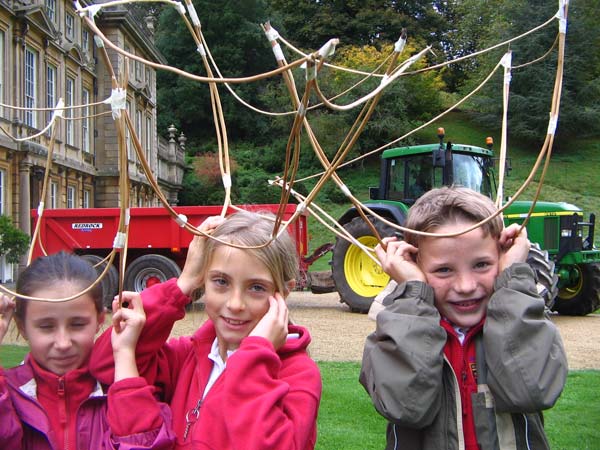 Young people from Pucklechurch School at Dyrham Park